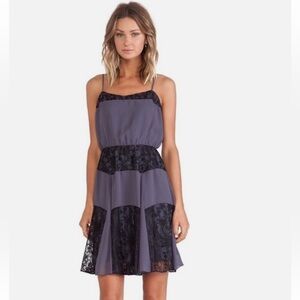 BCBGeneration Dress with Black Lace Detail
